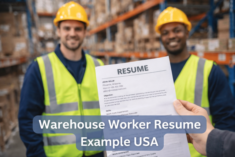 warehouse worker resume