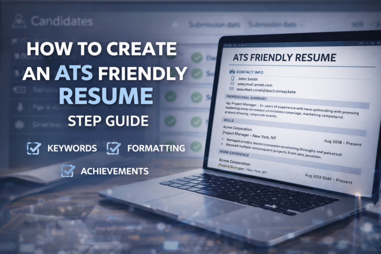 how to create ATS friendly resume