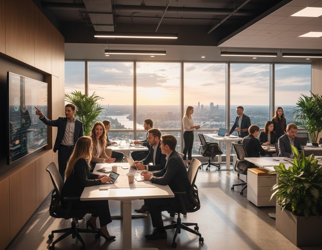 Professionals working in Virginia USA offices