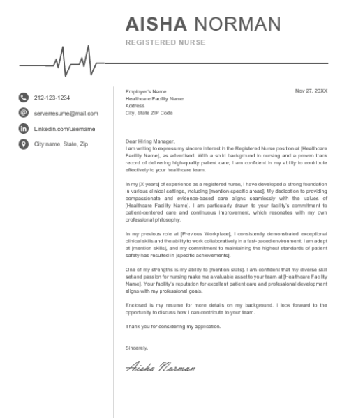 cover letter