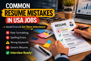 common resume mistakes in USA jobs