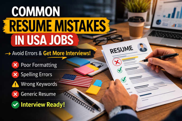 common resume mistakes in USA jobs