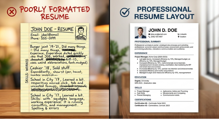common resume mistakes in USA jobs